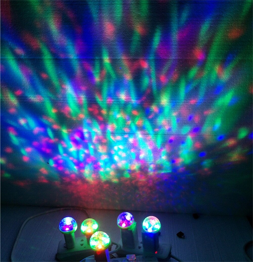 Tragbare handy-bühnenbeleuchtung typ c mini rgb projektionslampe party dj discokugel lichtlampen club led zaubereffektprojektor