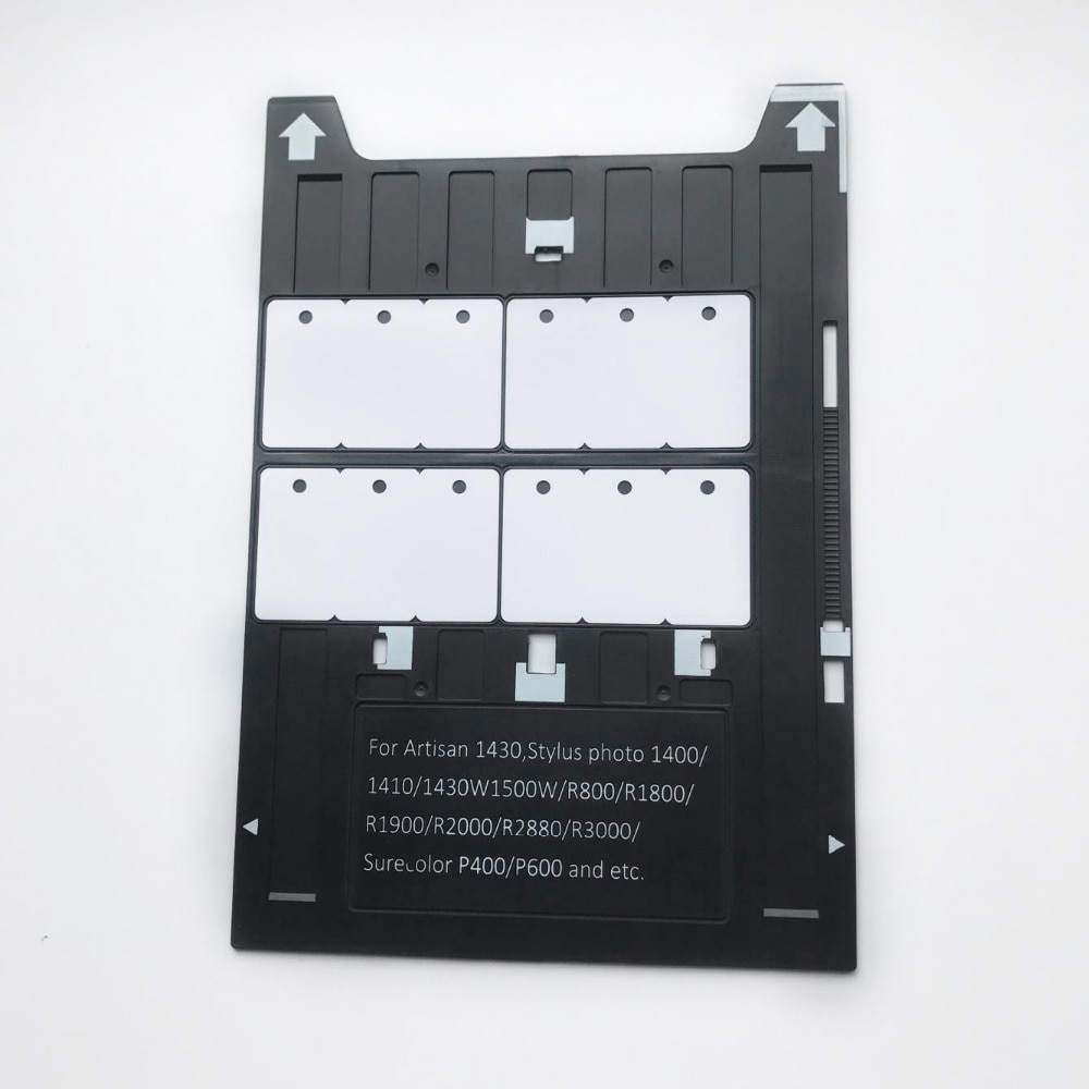 1pc ID card tray to print inkjet pvc card by Epson R1800,R1900,R2000,R2000s,R2400,R2880 inkjet printers+50pcs 3up cambo key card