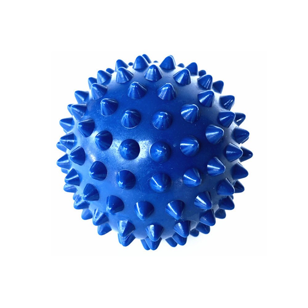 1 Pc 6,5 bola para masajes cm rodillo de estrés, reflexología alivio para el Yoga cuerpo bolas de masaje PVC fácil de usar bolsillo masajista #45: Azul