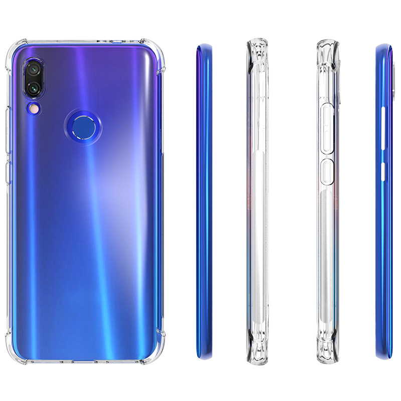 Funda de teléfono antigolpes para Xiaomi Redmi Note 5 6 7 8 9 9s 10 Pro 4A 5A 6A 7A 8A 9A 9C NFC 8T 9T 5 Plus funda transparente