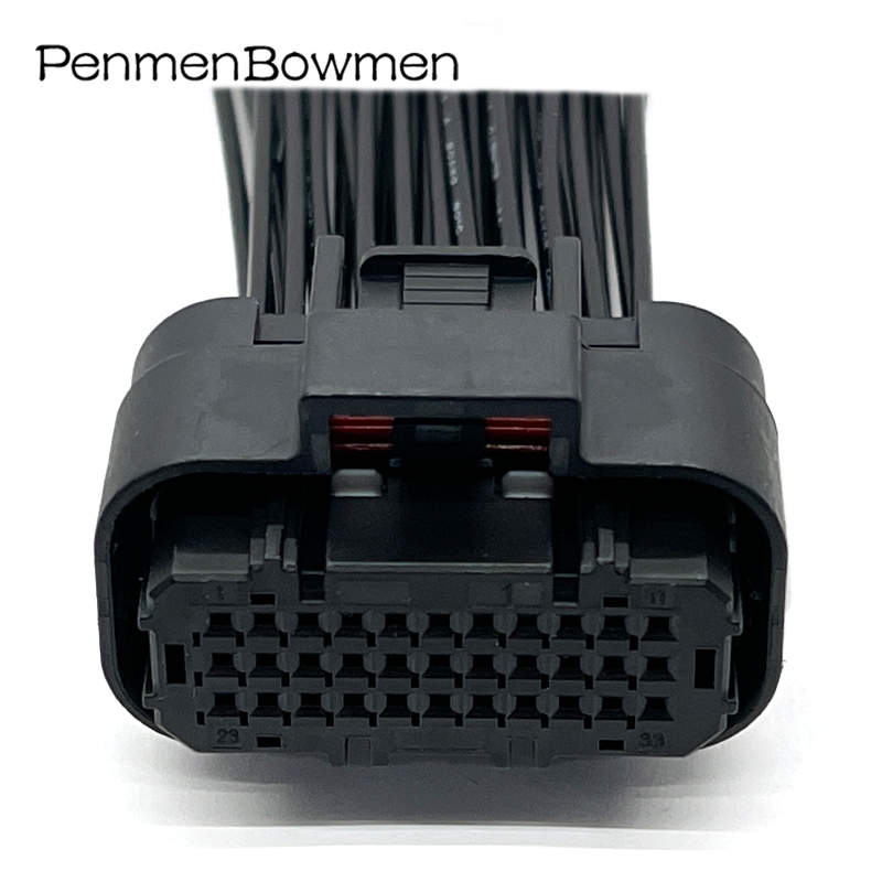 1 Pc 33 Pin 0.6Mm Auto Ecu Lage Stroom Pcb Stekker Kabelboom Auto Connector Voor Yamaha Motorfiets 1554461-1 1554458-2