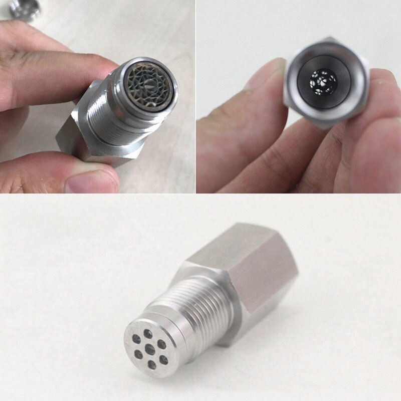 Oksygen  o2 sensor  m18 x 1.5 forlenger mellomrom adapter for decat hydrogen lambda fix katalysator cel eliminator sjekk motor