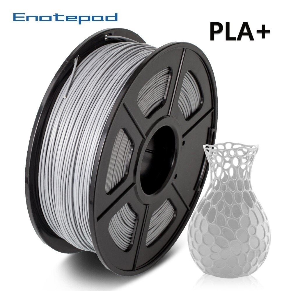 Enotepad 3D Printer Filament Pla +/Pla 1.75Mm 2.2 Lbs 1Kg Spool 3D Afdrukken Materiaal Voor 3D printers En 3D Pennen: PLAPLUS-SV-1KG