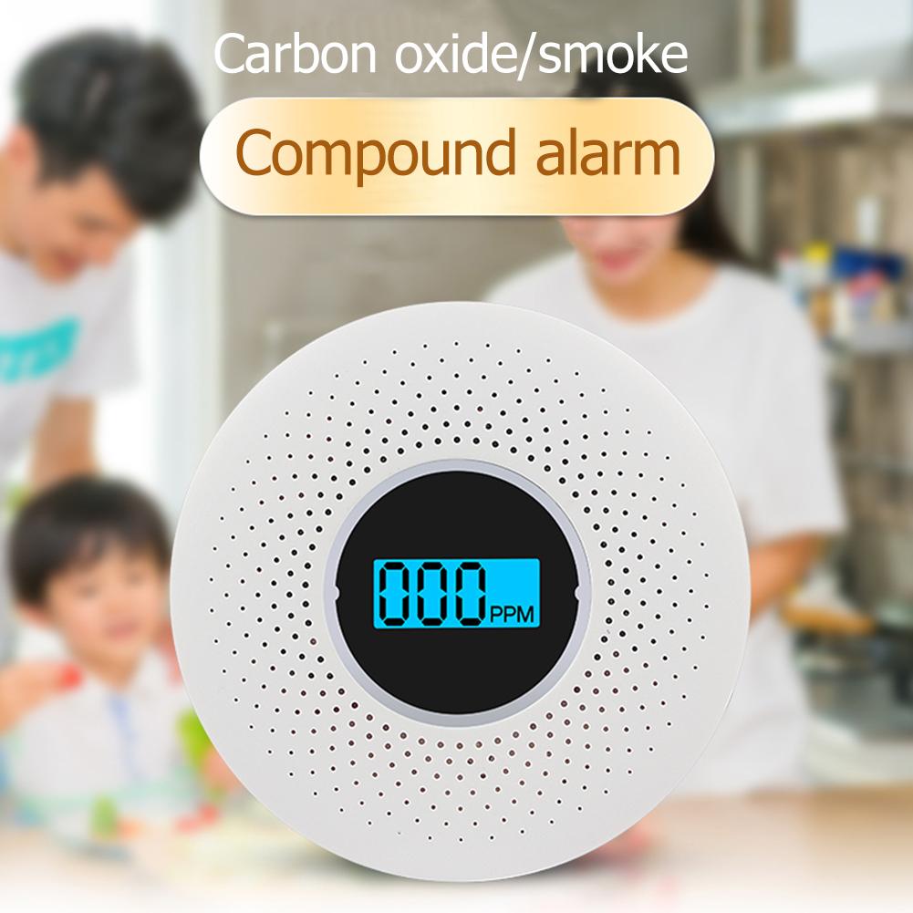 GSD-512 CO Smoke Wireless Security Detector Alarm Home Smoke Detector Sensor Low Battery Prompt Long Standby Time