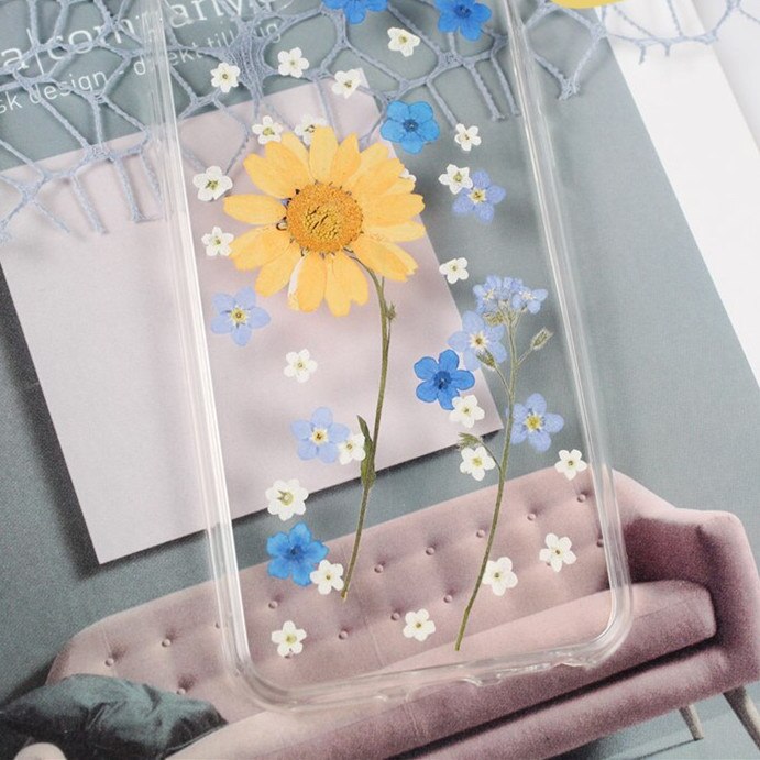 20pcs/0.5-1cm,Pressed mini forget-me-not flowers petals,Nature Real dried Flower DIY nial art Craft Photo Bookmark Cards
