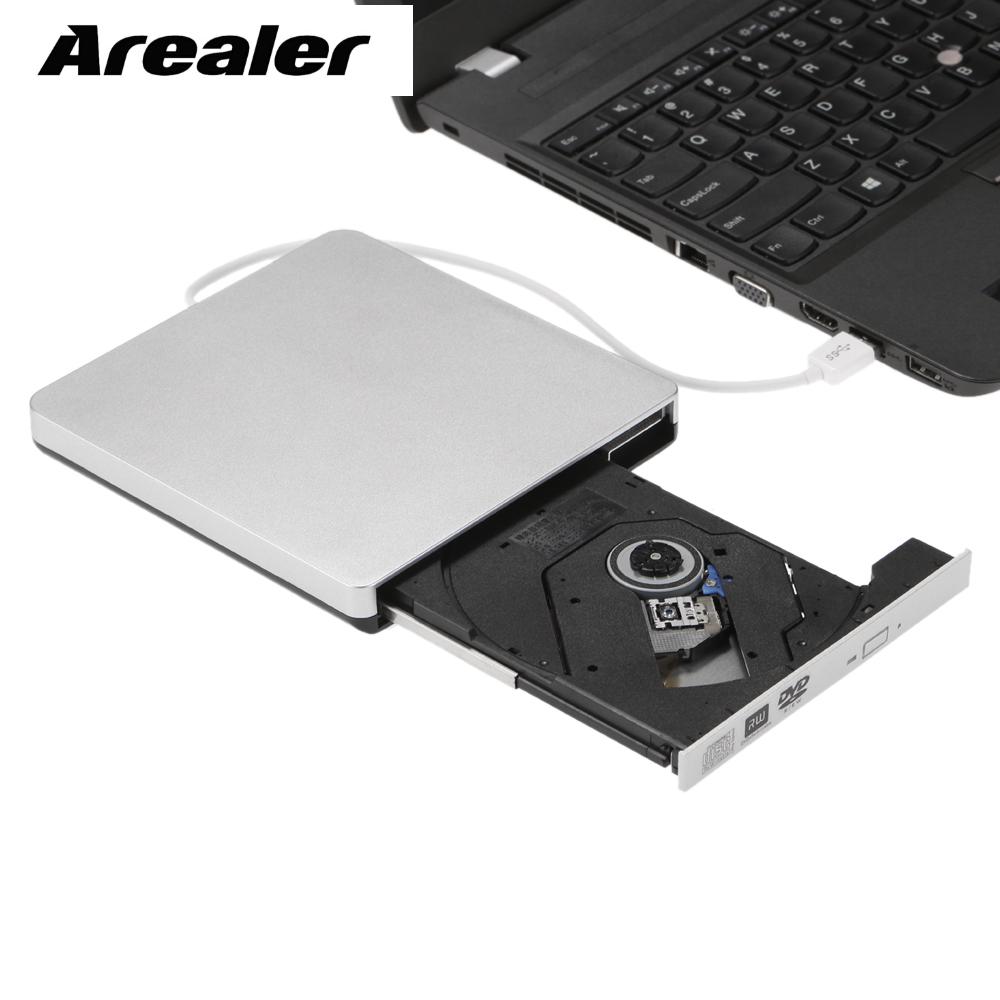 USB 3.0 Draagbare Ultra Slim Externe CD-RW DVD-RW CD DVD ROM Speler Drive Writer Brander voor Laptop PC Desktop