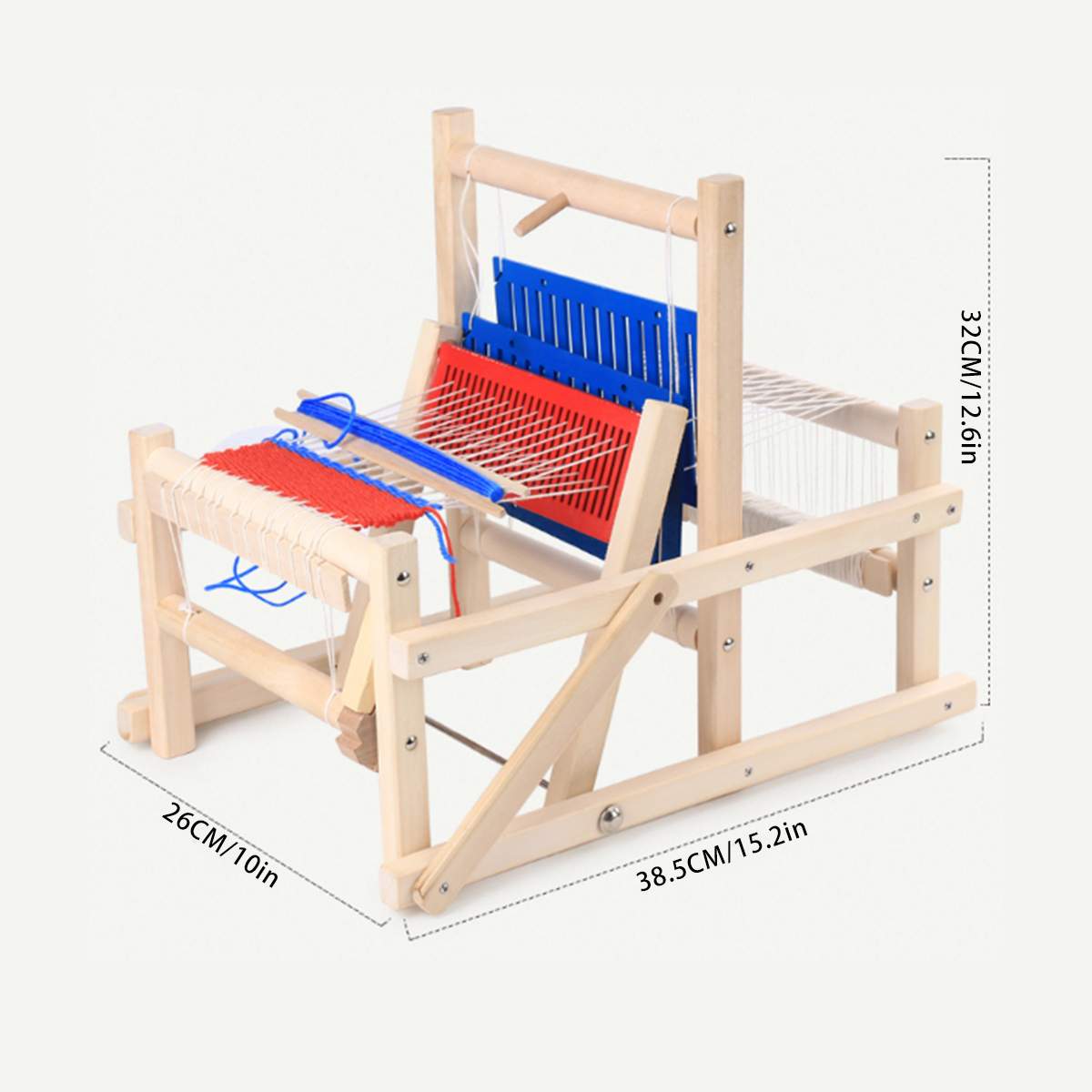 Houten Traditionele Weefgetouw Kinderen Speelgoed Ambachtelijke Educatief Houten Weven Frame Breien Machine