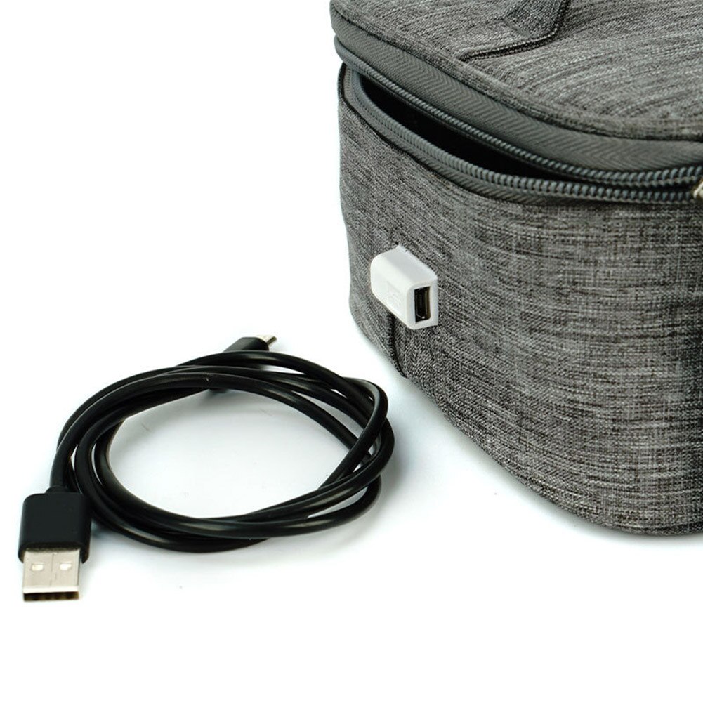 USB Heating Lunch Box Insulation Bag Waterproof Portable Electric Heated Thermal Food Container for Office Picnic Camping Supply
