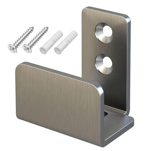 Adjustable Barn Door Floor Guide Stay Roller Rail Stopper For Bottom Sliding Door Hardware Mount Slide Rail Accessories