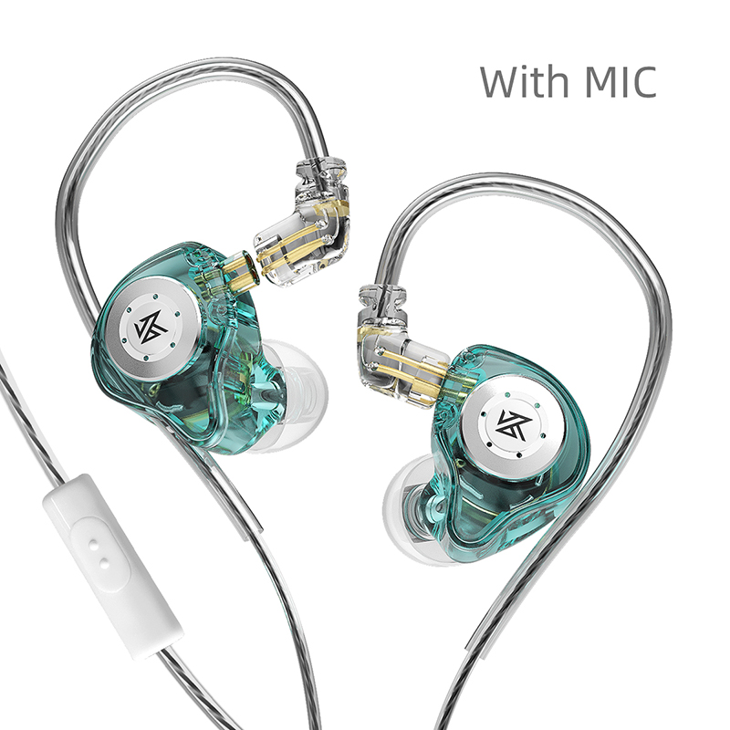 Kz Edx Pro Wired In Ear Oortelefoon Dynamische Koptelefoon Hifi Muziek Sport Oordopjes Sport Noise Cancelling Headset Kz Edx MT1: GRIJS