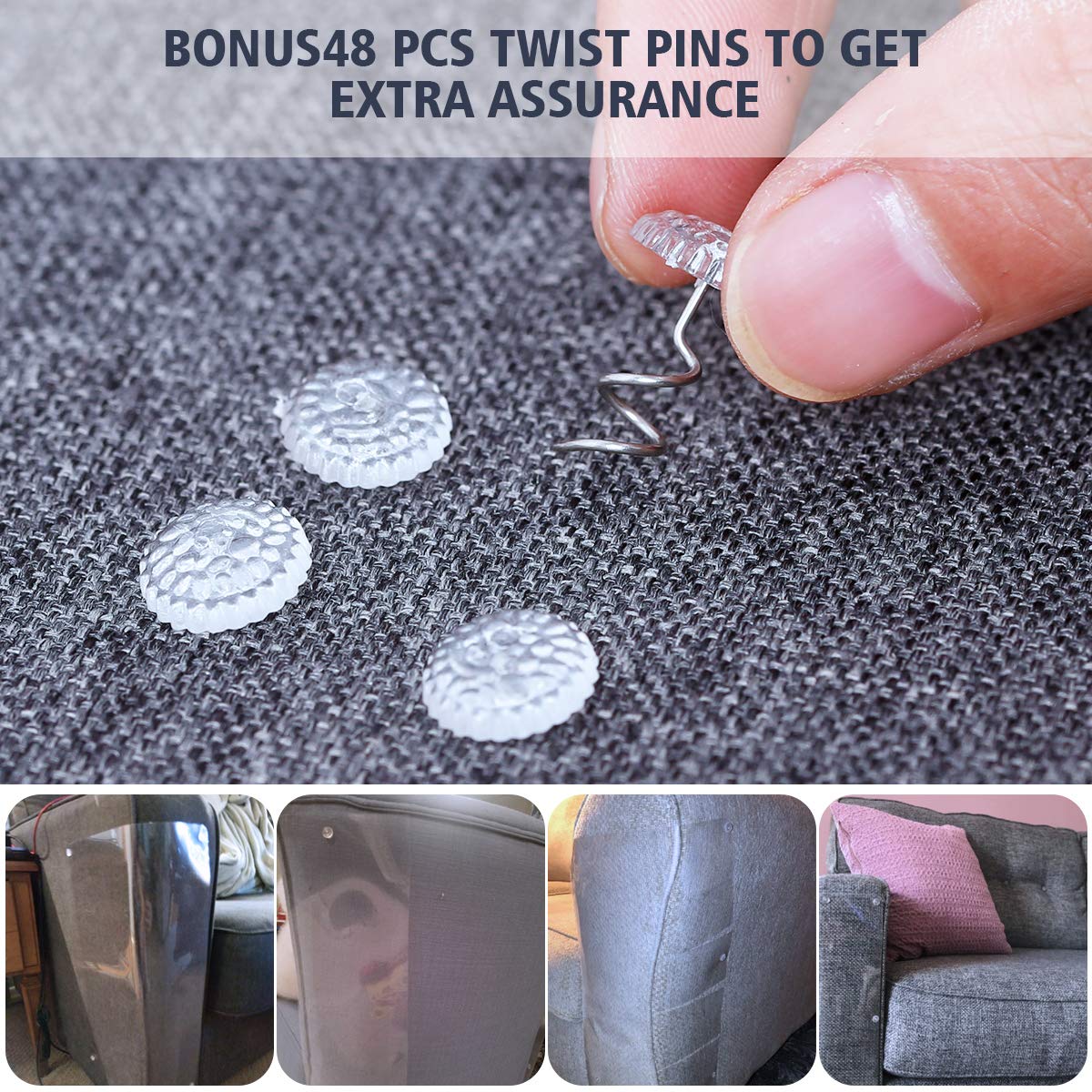 Tapis à bande anti-griffes pour chats, 8 pièces, protection de meubles, poste à gratter, pour chiens de compagnie