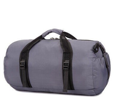 Vandtæt taske mærke muliti-funktionelle sportsposer mærke mænds rejsetasker sammenklappelig taske gymnastiksæk en hovedstor kapacitet: Grå lille