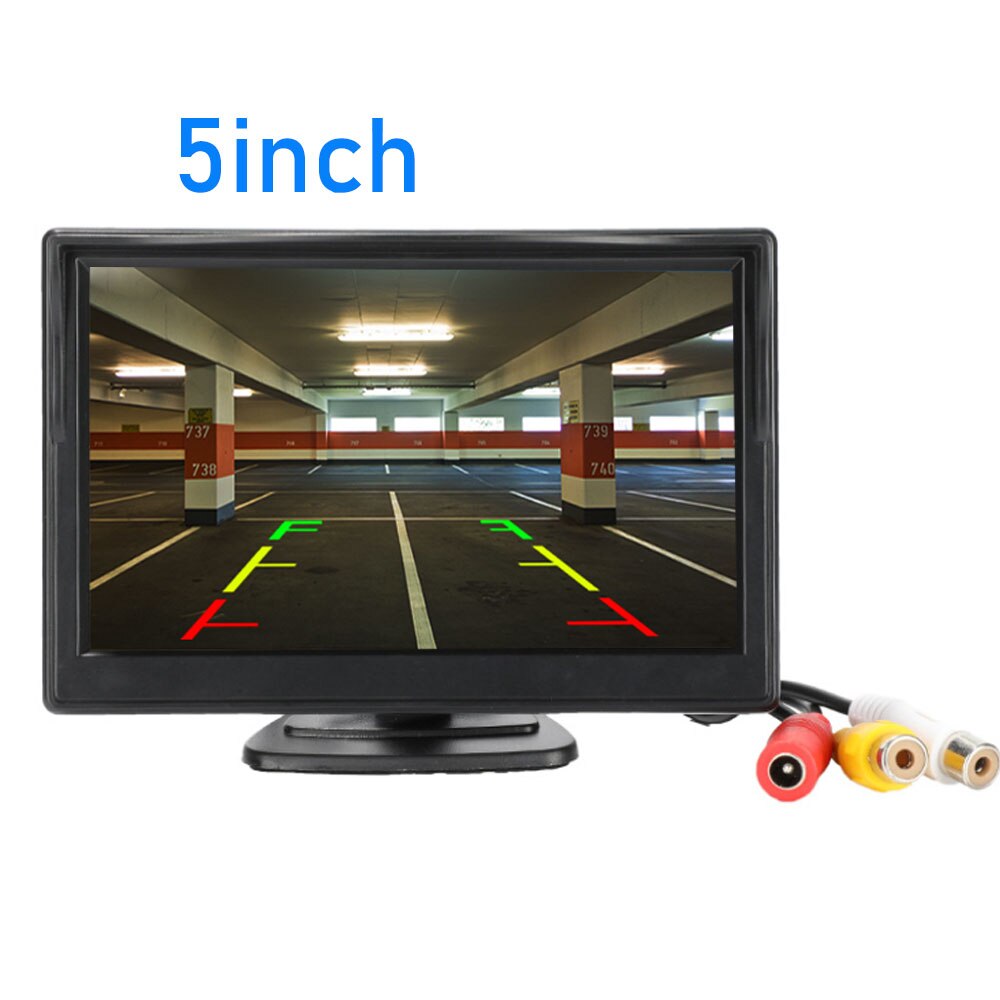 Auto Monitor 4.3 "Scherm Voor Achteruitrijcamera Reverse Camera Tft Lcd-scherm Hd Digitale Kleur 4.3 Inch Pal/ntsc: 5inch