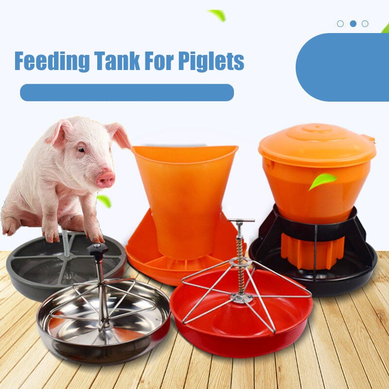 Farm 304 Stainless Steel Piglet Trough Automatic Feeding Pig Sow Feeder Bed Feeding Trough Farming Equipment