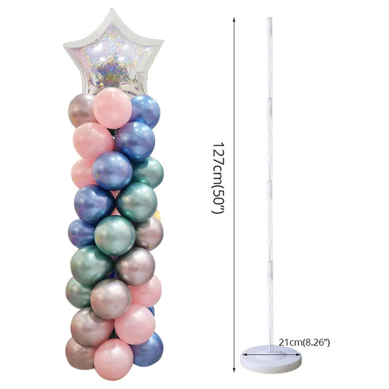 HUHULE Balloon Column Stand For Kids Adult Number Balloon Stand Wedding Arches Decoration Baby Shower For Digital Baloon Support
