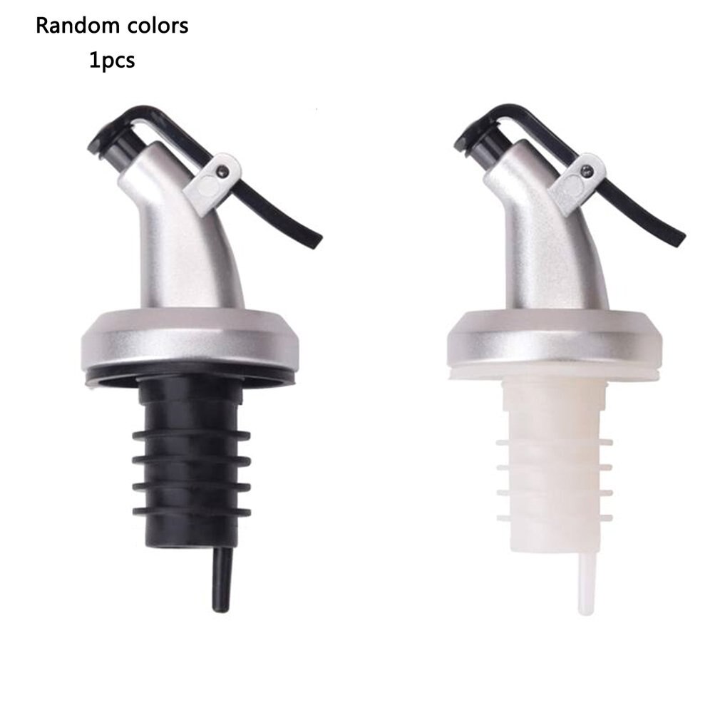 Oil Bottle Stopper Sprayer Liquor Dispenser Wine Pourers Flip Top Beer Bottle Cap Stopper Leak Proof Pourer Kitchen Color Random
