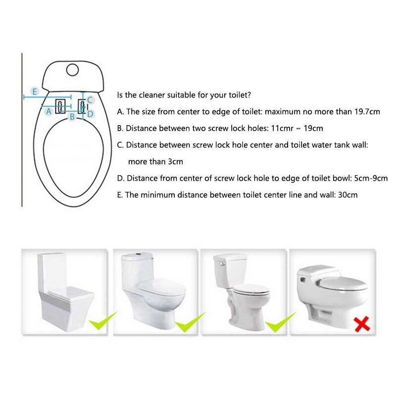 Bidet Wc Attachment Met Dual Nozzle, Verstelbare Waterdruk Verse Water Spray Voor Sanitaire En Vrouwelijk Wassen