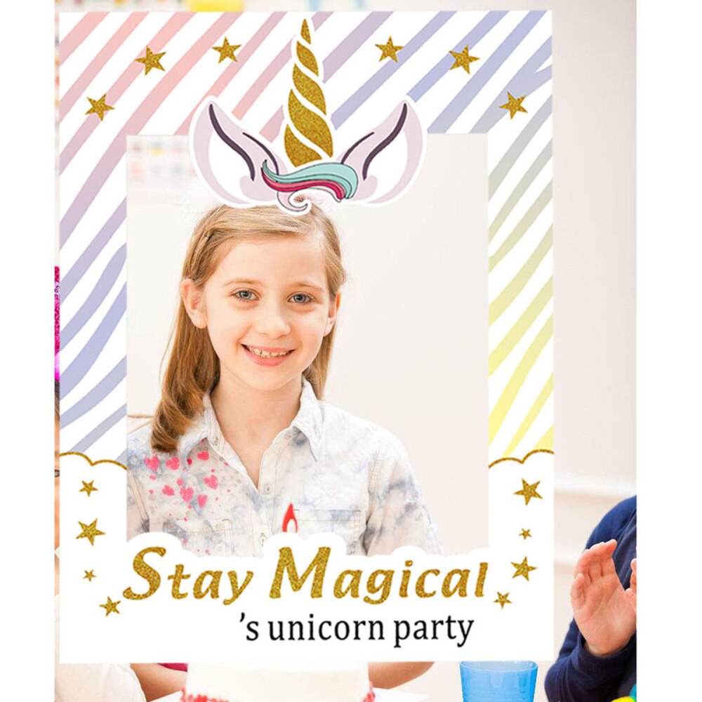 Magische Regenboog Fotolijst Props Photo Booth Props Feestartikelen Voor Baby Shower Verjaardagsfeestje Gunst