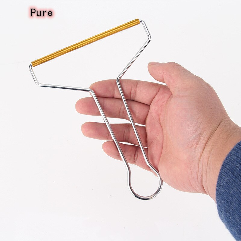 Practical Portable Lint Remover Clothes Fuzz Fabric Shaver Brush Tool Power-Free Fluff Removing Roller for Sweater Woven Coat