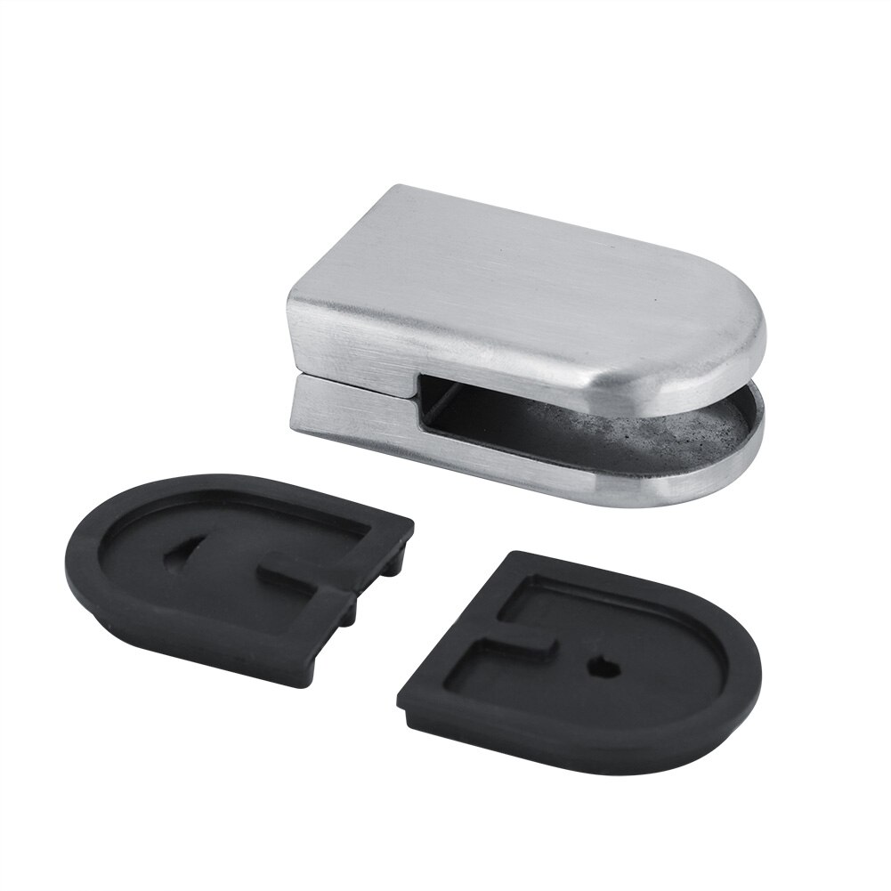 Glass Clamp Stainless Steel Clip 6-8mm Flat Glass Clamp Bracket Holder Window Balustrade Staircase Hardware Accersories