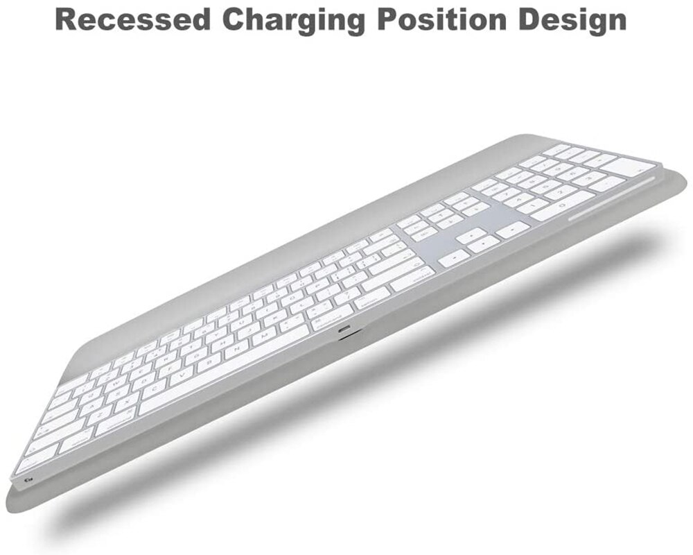 Magic Keyboard Wrist Rest Ergonomic Keyboard Stand Compatible with Wireless Magic Keyboard 2 with Numeric Keypad