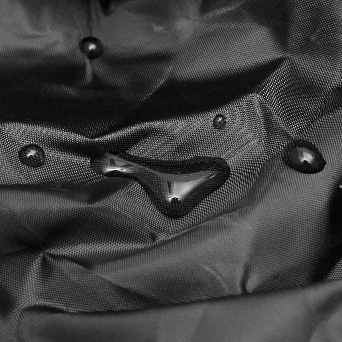 Outdoor Waterproof Patio Fire Pit Cover Uv Protector Grill Bbq Shelter Garden Yard Round Canopy Furniture Dust Covers