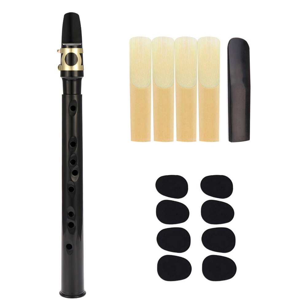 Black Pocket Sax Mini Portable Saxophone Little Saxophone With Carrying Bag Woodwind Instrument Musical Accessories: style 1