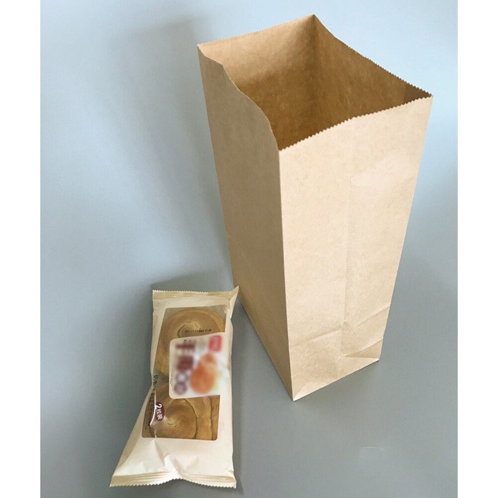 50pcs Kraft Paper Bags Favors Candies Bags Containers for Snack Bar Home Cafe Bakery Restaurant