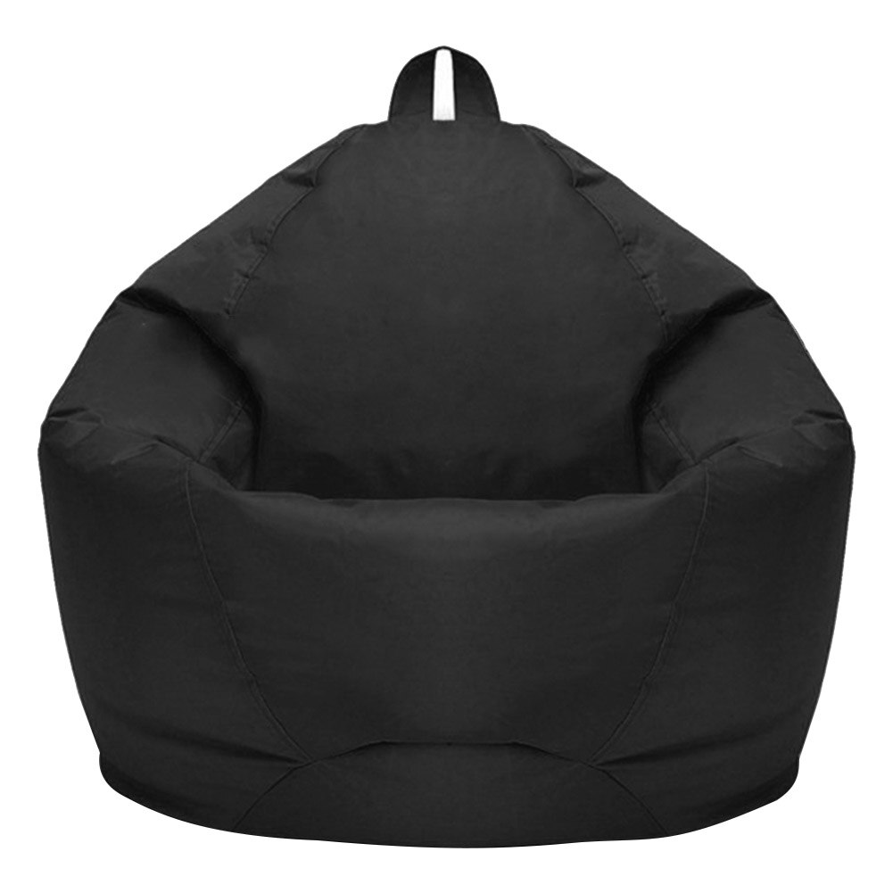 Doven taske sofaer betræk stole uden fyldstof linned klud lænestol sæde sækkestol taske asiento sofa tatami stue møbler: Sort
