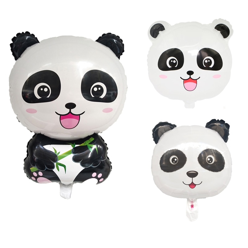 Panda Karikatur Ebene Folie Ballon freundlicher Geburtstag Party Dekoration Baby Dusche freundlicher spielzeug Letax ballons globos Helium Ball