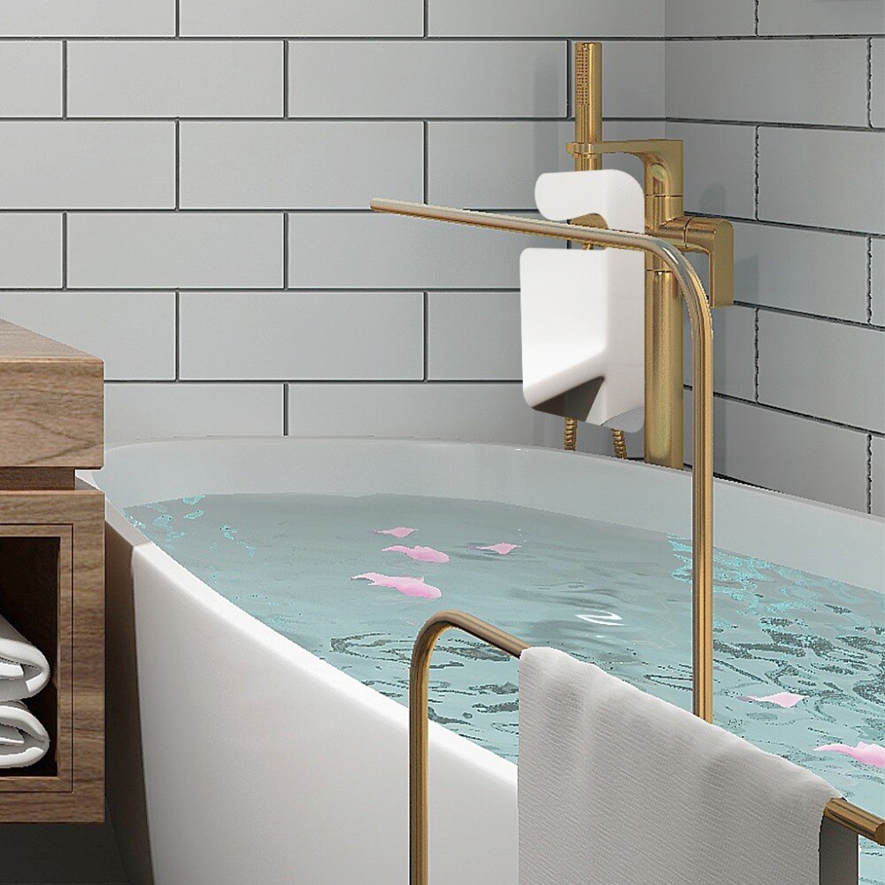 Acrylic Anti Fog Shower Mirror Bathroom Fogless Fog Free Mirror Washroom Travel For Man Shaving Mirror 20 x 12cm @Q