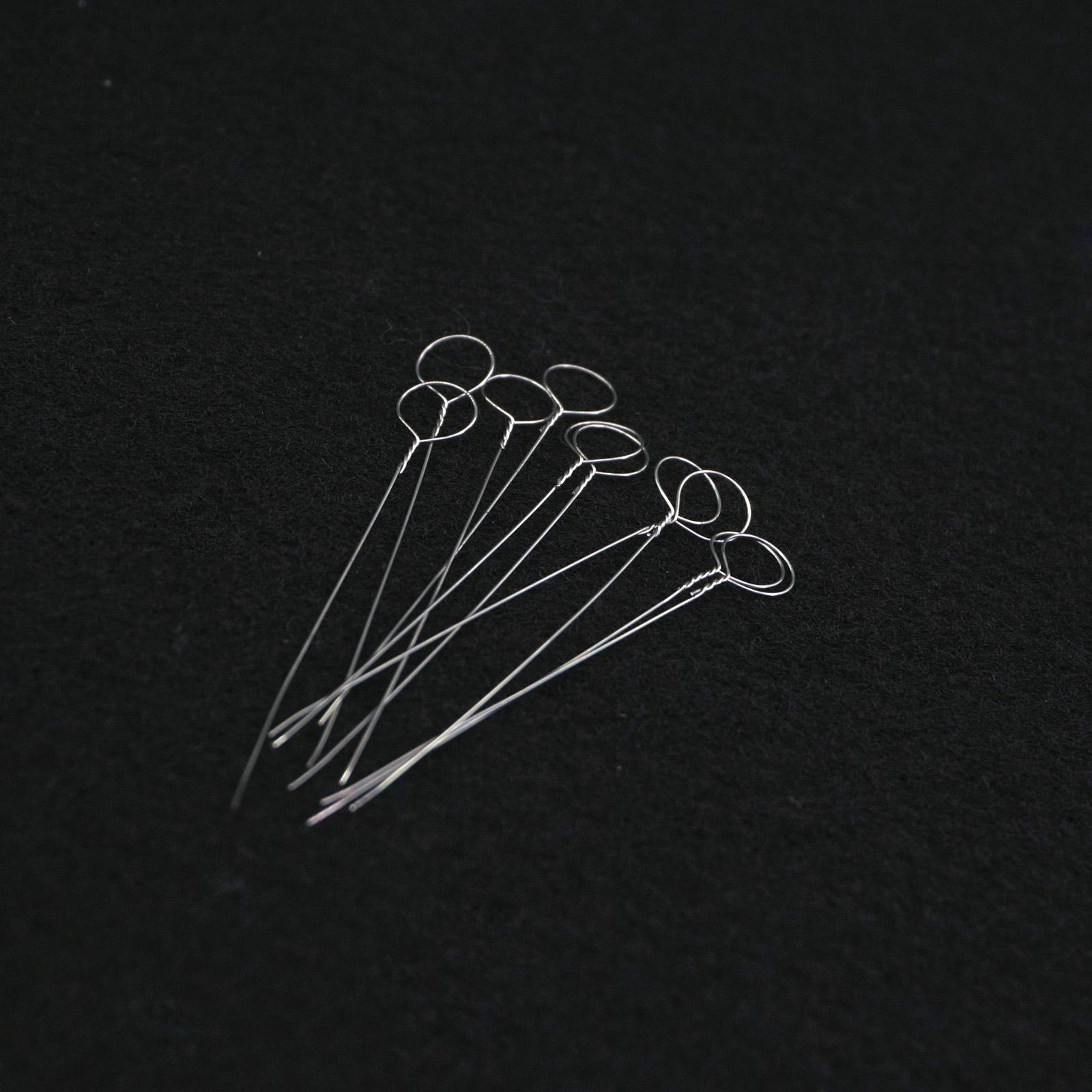 10PCS 5mm Diam Inoculation Loop Nichrome Wire Lab Bacteria Culture Microbiology