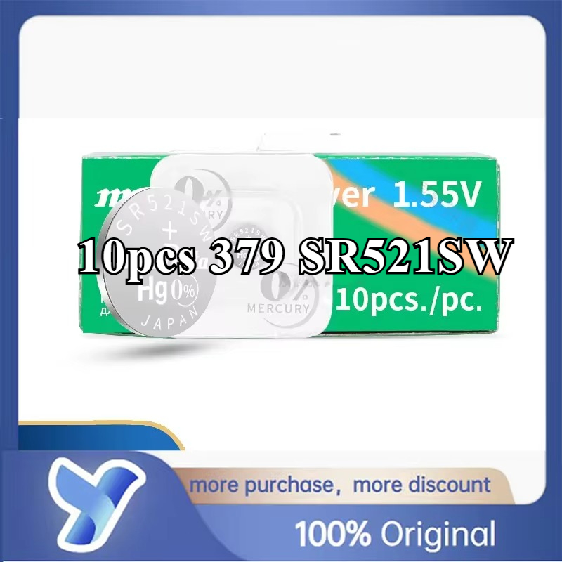 10pcs 377 364 371 321 394 395 317 335 362 SR516SW SR616SW SR716SW SR916SW SR626SW SR621SW SR920SW 1.55V Murata Battery Capacitor: Pink