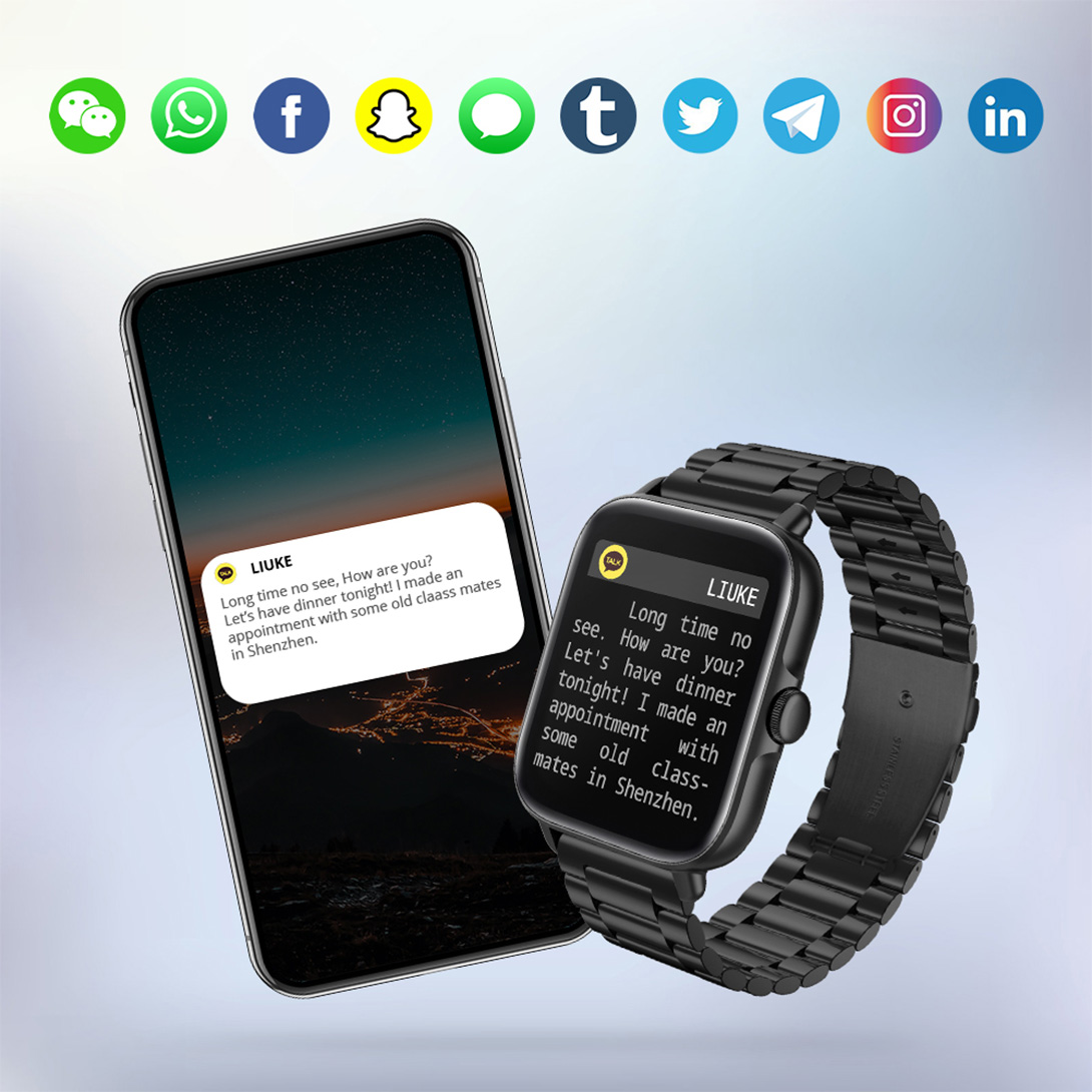 Colmi 2022 P28 Plus Bluetooth Antwoord Gesprek Smartwatch Mannen IP67 Waterdicht Dial Call Full Touch Smart Horloge Vrouwen GTS3 gts 3