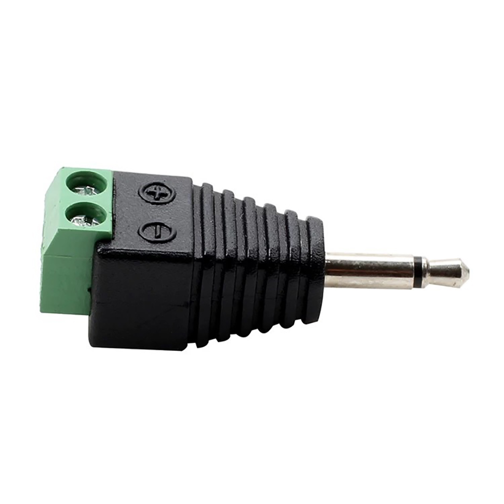 1 Stuks 3.5Mm 6.3Mm Jack Connector Stereo Adapter 3.5Mm Audio Mono Kanaal Plug Naar Schroefaansluiting Audio Mono Kanaal Stekker