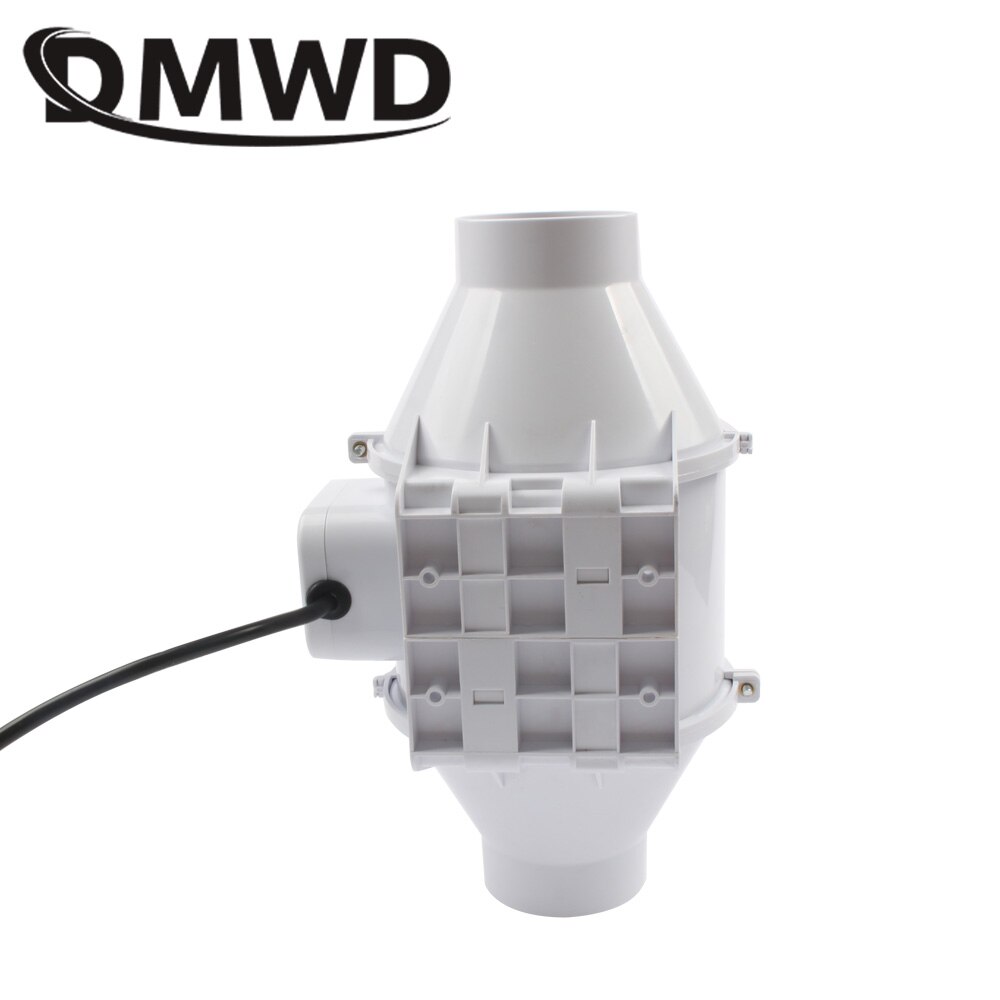 DMWD Electric Exhaust Fan 3 inch mini Round pipe Ventilation Fans 3" Bathroom Kitchen Toilet booster 2 two speeds Mute exhauster