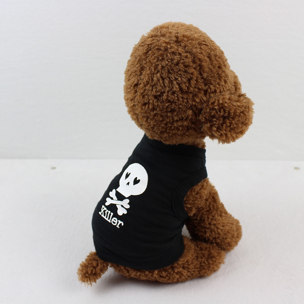 Hundetøj bomuldsveste t-shirt hvalpekostume til lille hund og cool camiseta perro colete para cachorro  py20