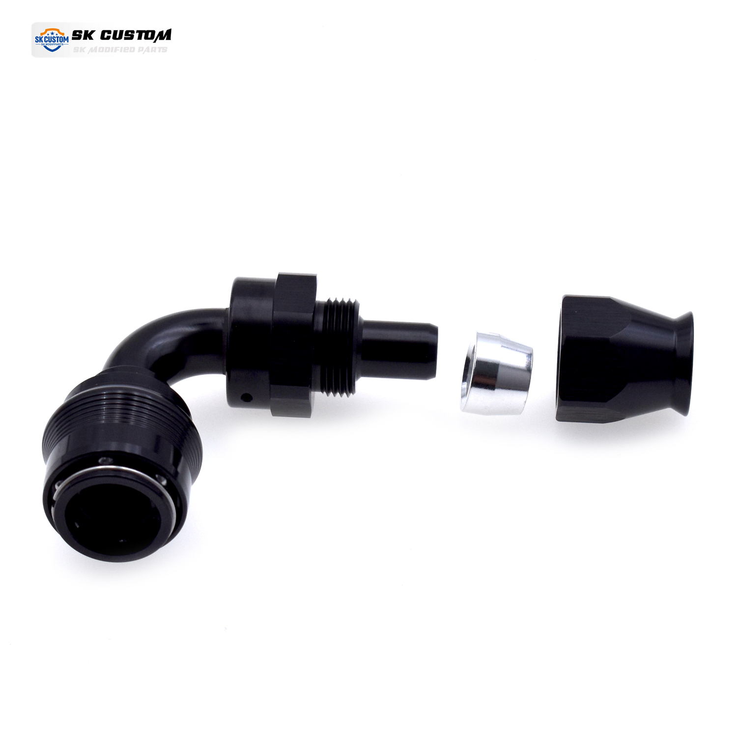 PTFE AN10 Al Alloy Straight45°90 Degree Swivel Hose End Fitting Quick Release Oil Hose Connector Universal Auto Modified Adapter