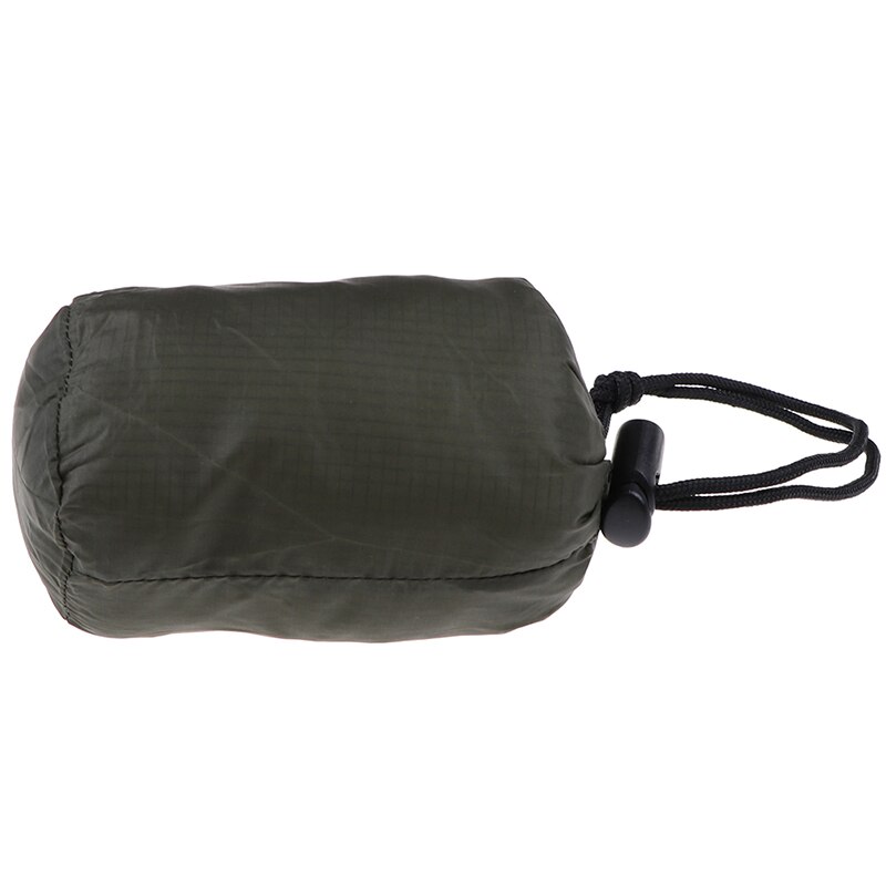 1pc letvægts opbevaringspose udendørs nødopbevaring med posesnor til campingvandring camping sovepose