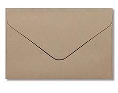 (10 pieces/lot) 10.5*6.7CM Vintage Special Paper Mini Envelope Membership Card Envelopes: Light Briwn