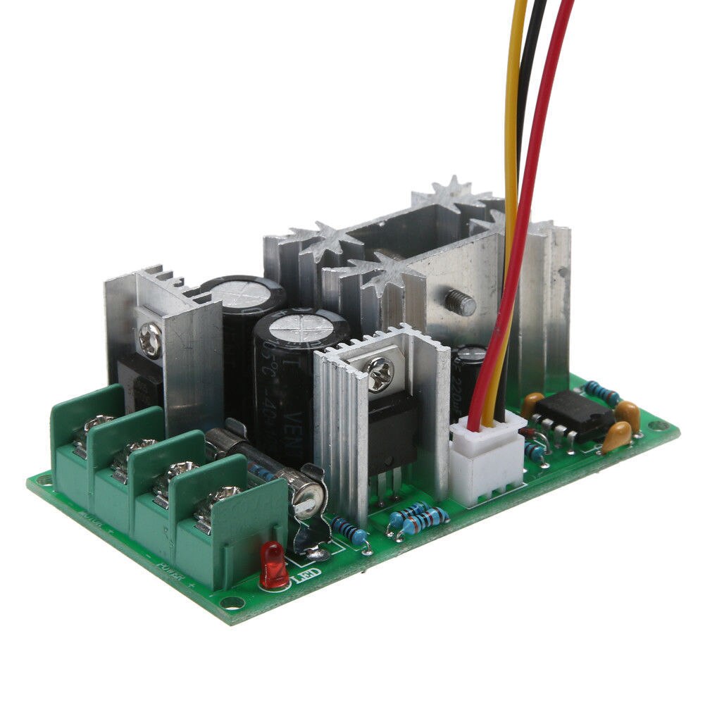 Motorsnelheid pwm ventilator controller module 1200w 20a dc 12v/24v/36v/48v/60v 25 khz  dc120