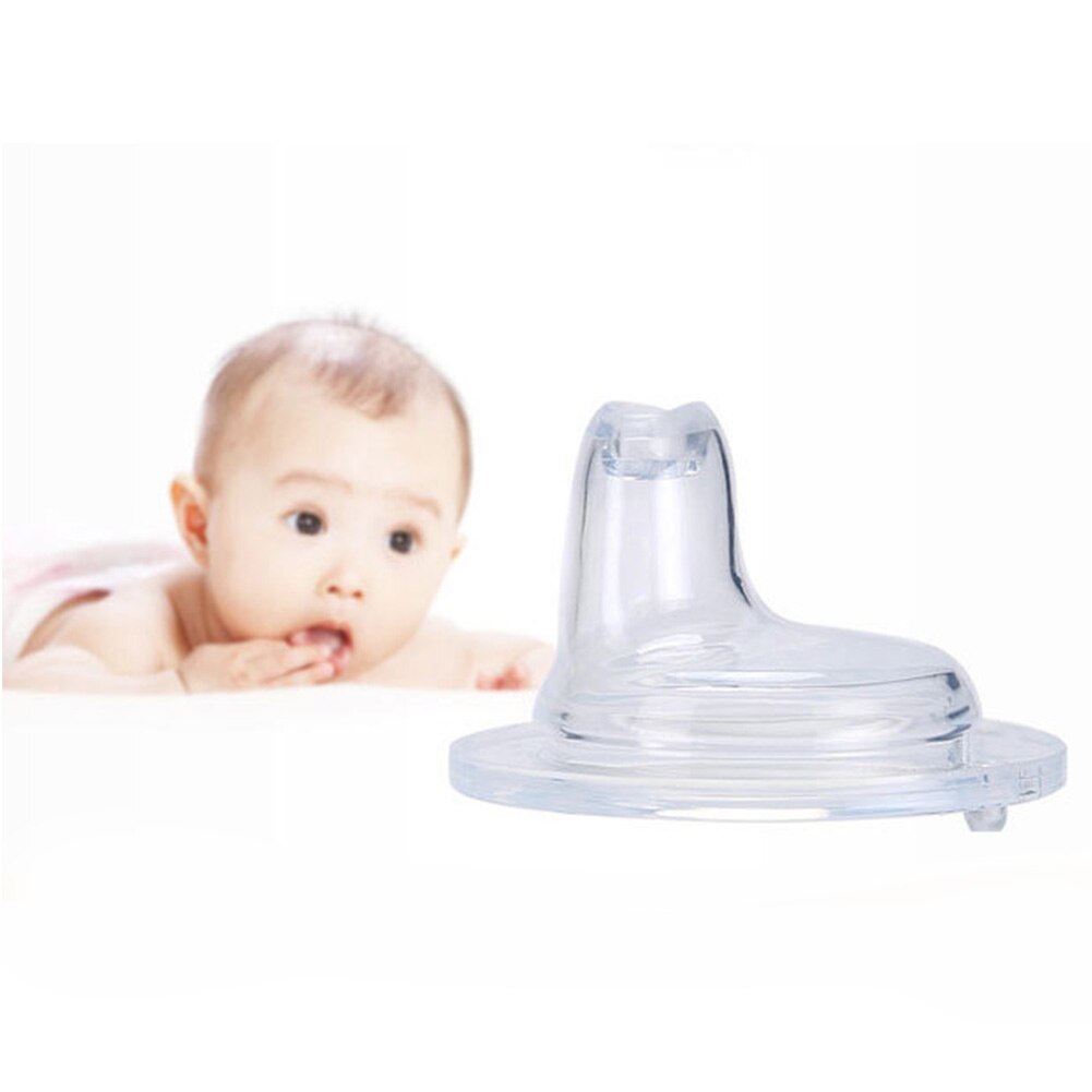 6pcs For Sippy Cup Transparent No Spill Anti Flatulence Learning Soft Silicone Spout Set Durable Replacement Feeding Tasteless