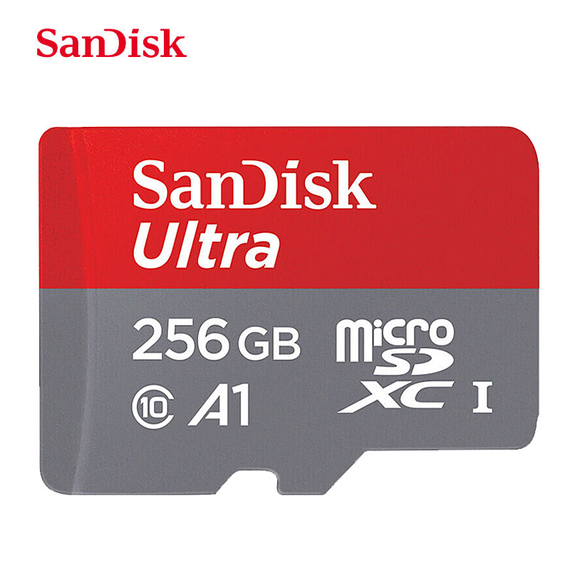 Tarjeta de memoria SanDisk 32GB 64GB tarjeta Micro SD de Clase 10 de 16GB a 128GB 200GB 256GB Ultra A1 SDHC/SDXC UHS-I 98 MB/s-100 MB/s tarjetas TF