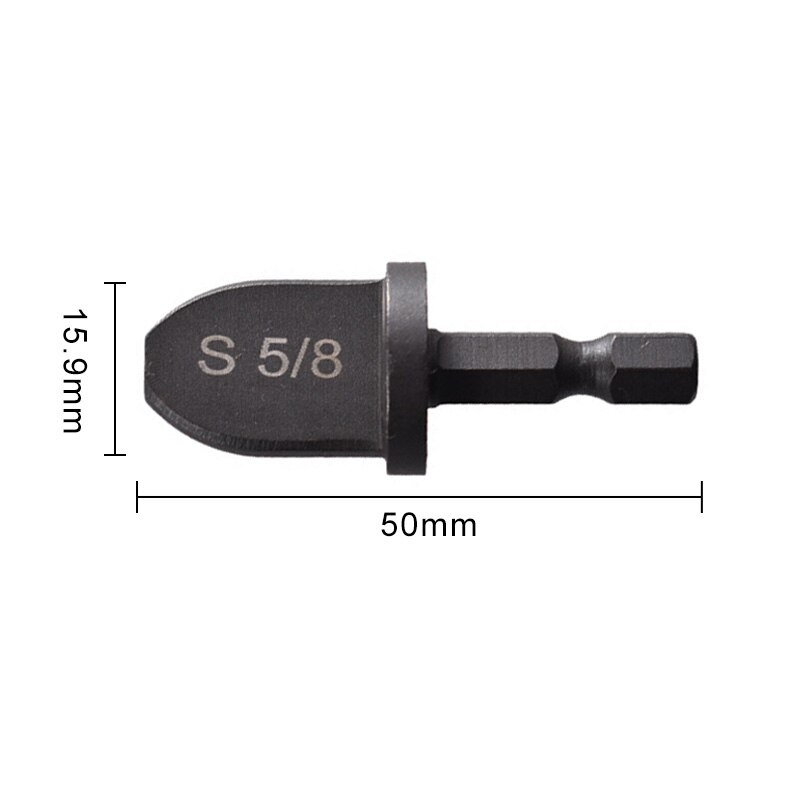 Hex Shank Imperial Tube Pipe Expander Support for Air Conditioner Conditioning Swaging Rotary Tool Set 7/8 3/4 5/8 1/2 3/8 1/4: Hex shank 4
