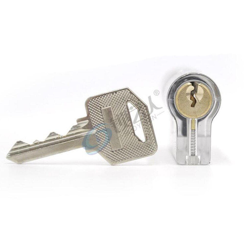 CHJK Transparent Locksmith Lock Cutaway Training Skill Visible Practice Padlock Copper Lock Pick Hardware Locksmith: Default Title