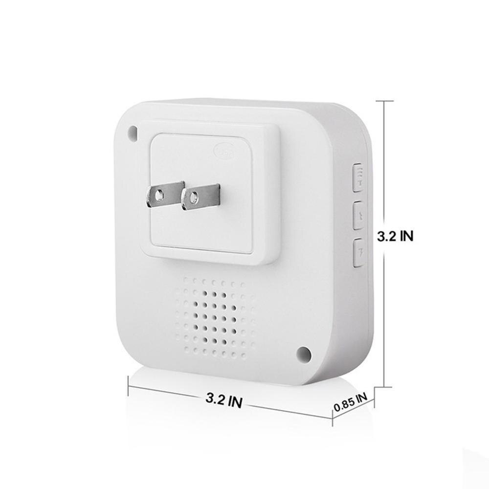 Indoor Doorbell Smart Wireless WiFi Indoor Doorbell Plug Receiver Door dong UK/EU/US Ding Bell Q3R2