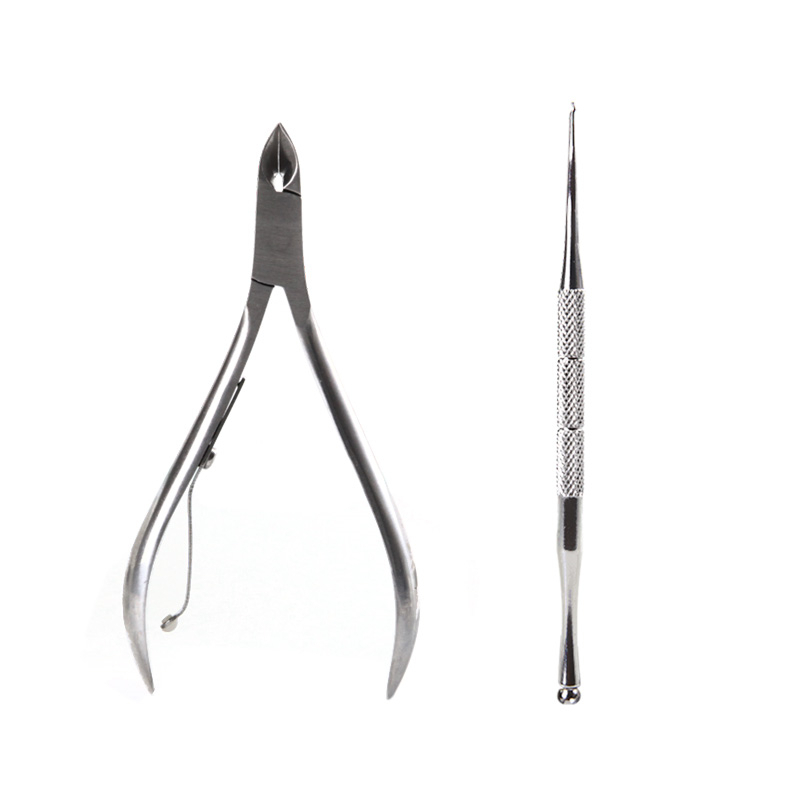 2 stücke Eingewachsene Finger Kappe Nagel Korrektur Zangen Nagel Clipper Schneider Toten Haut Schmutz Entferner Paronychie Podologie Pediküre Werkzeuge