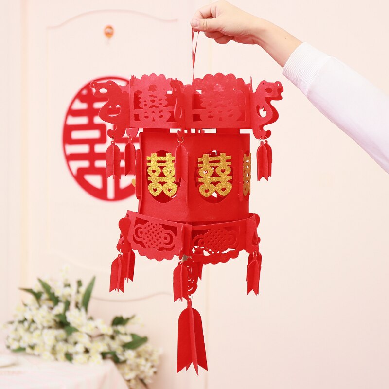 Lanterne chinoise ronde suspendue en papier orange pour la décoration, Noël, fes