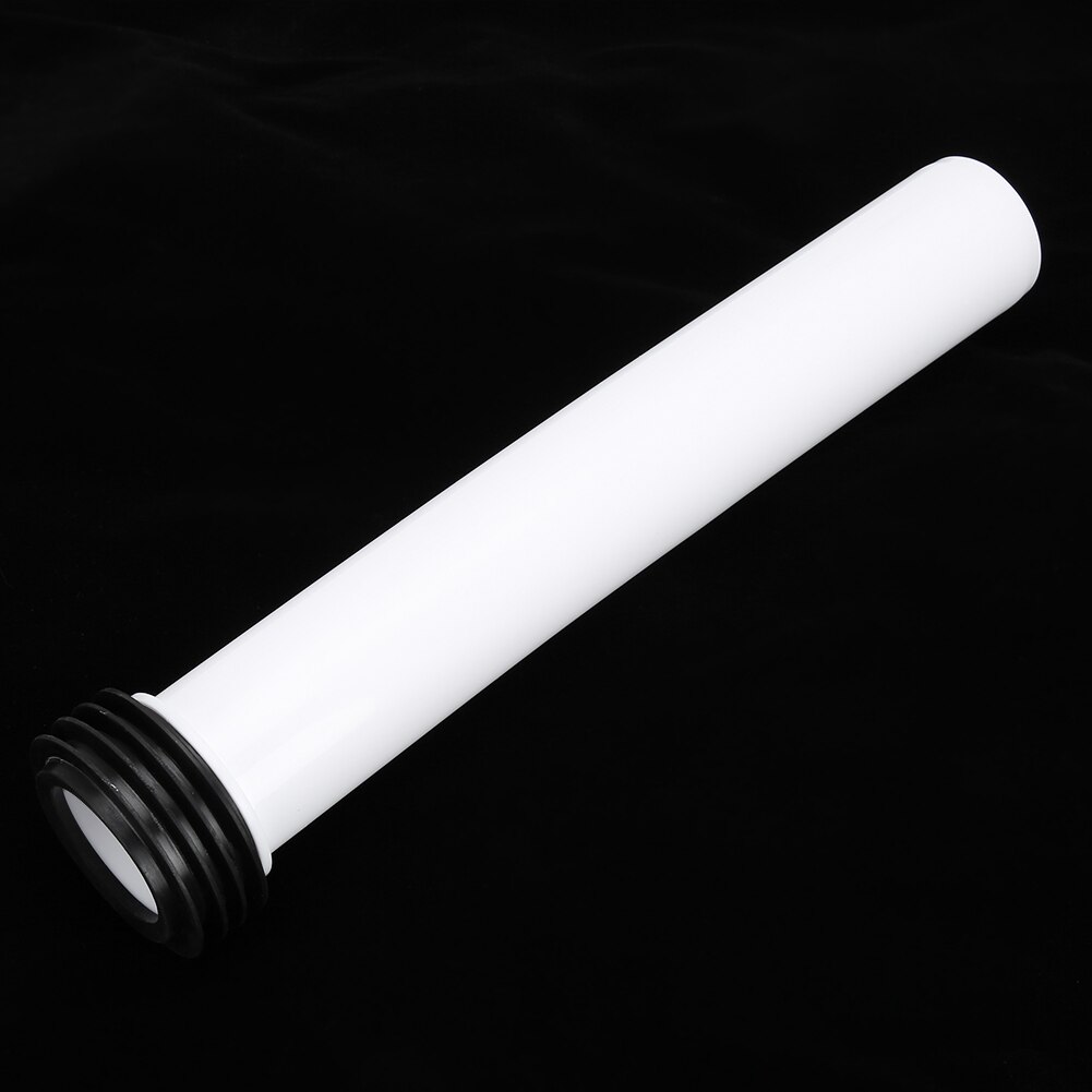 White Concealed Toilet Water Straight Flush Pipe Lengthened Flushing Tube Toilet Accessory Tool