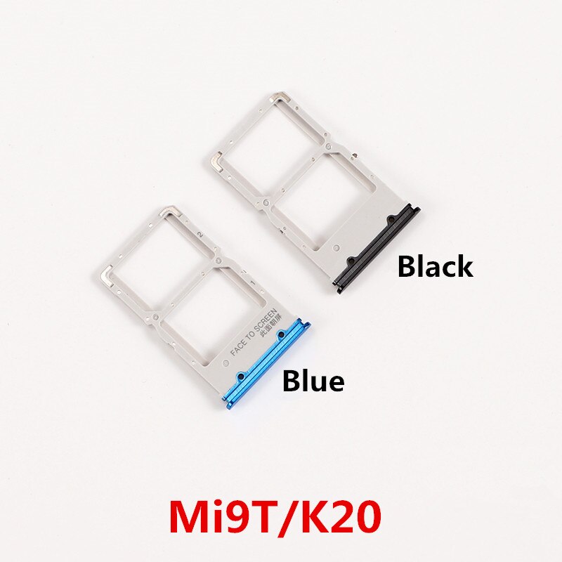 SIM Karte Schlüssel Für Xiaomi Mi 9T / Redmi K20 / K20 Profi Sim Karten Adapter Buchse Halfter Tablett telefon Ersetzen Gehäbenutzen Reparatur Teile